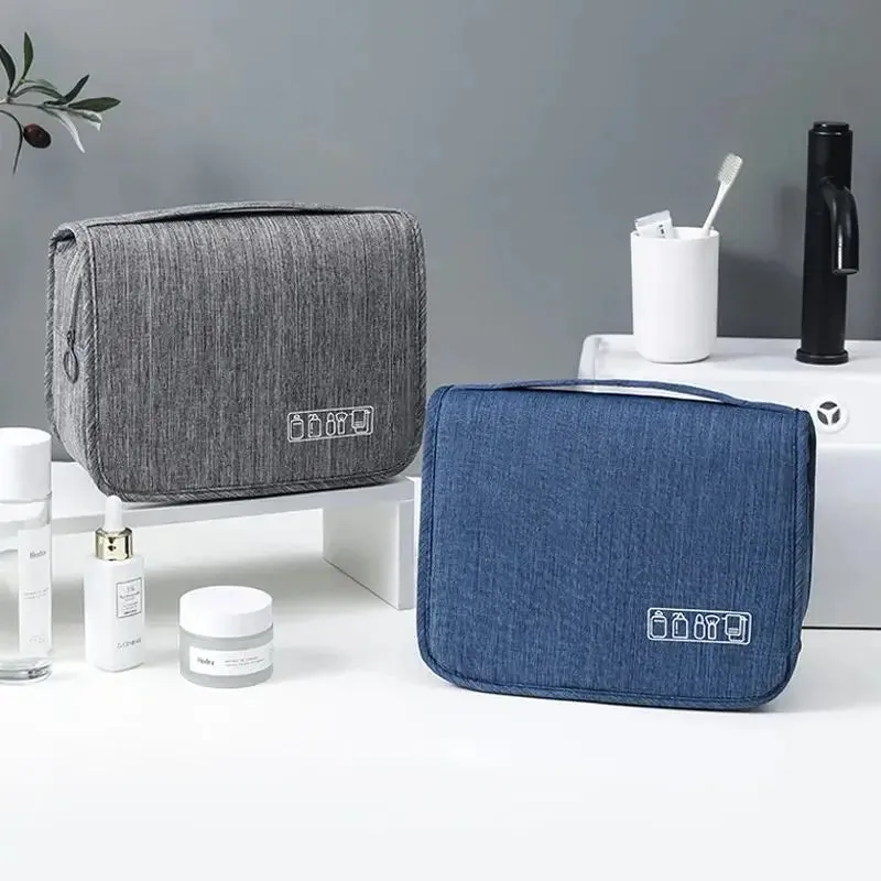 Foldable Travel Toiletry Bag Organized Compact Convenient