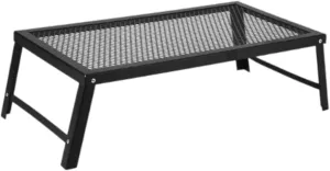 Folding Campfire Grill Grate,Heavy Duty Multifunctional with Legs Camping Grill Portable for Picnic Backyard Camping Travel
