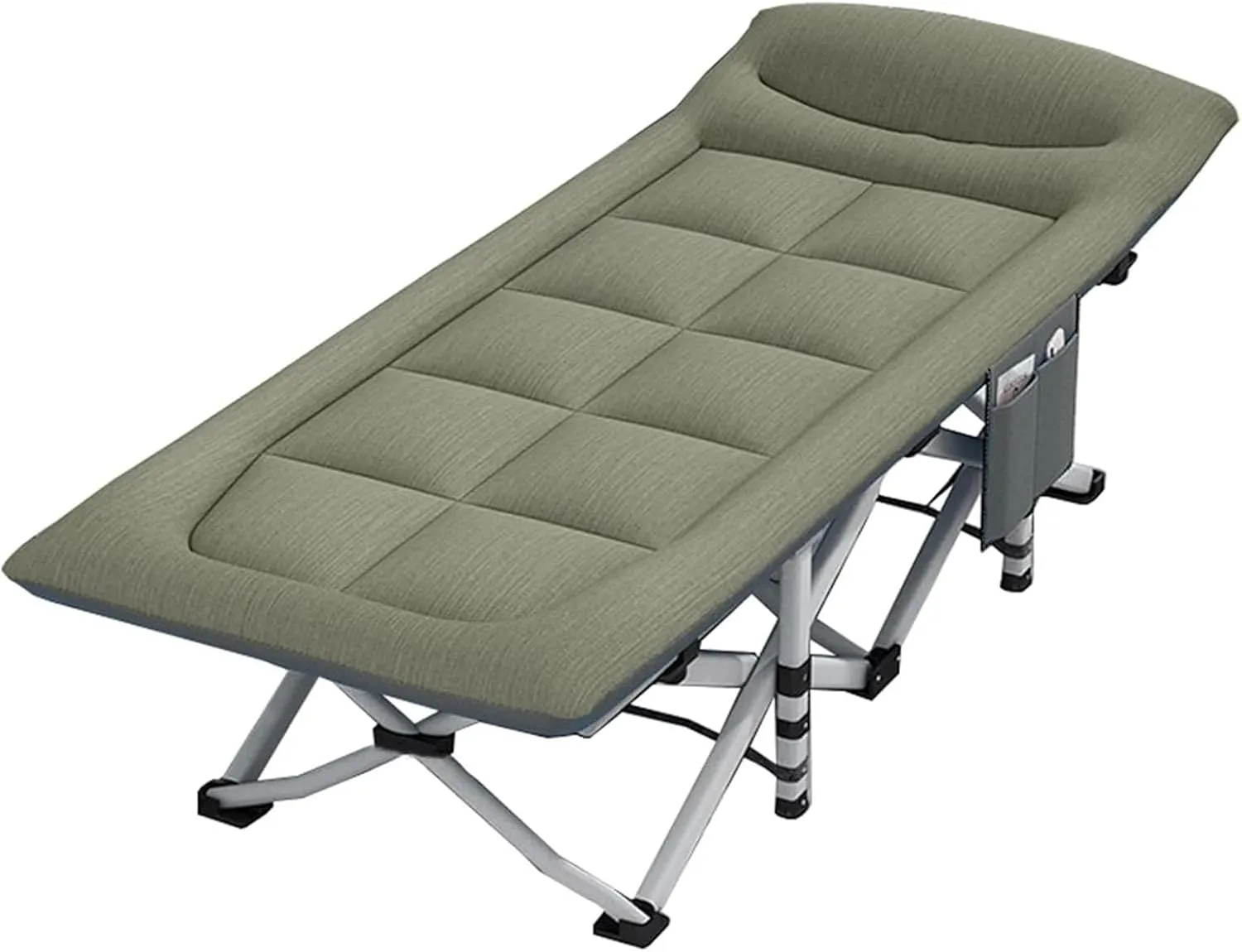Folding Camping Cot for Adults, Portable Sleeping Cot, Folding Camping Cot with Mattress, for Adults Home Guest Office Outdoor Travel