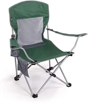 Folding Lounger Sun Recliner Chair with Adjustable Backrest, Cup Holder, Portable Camping Beach Chair