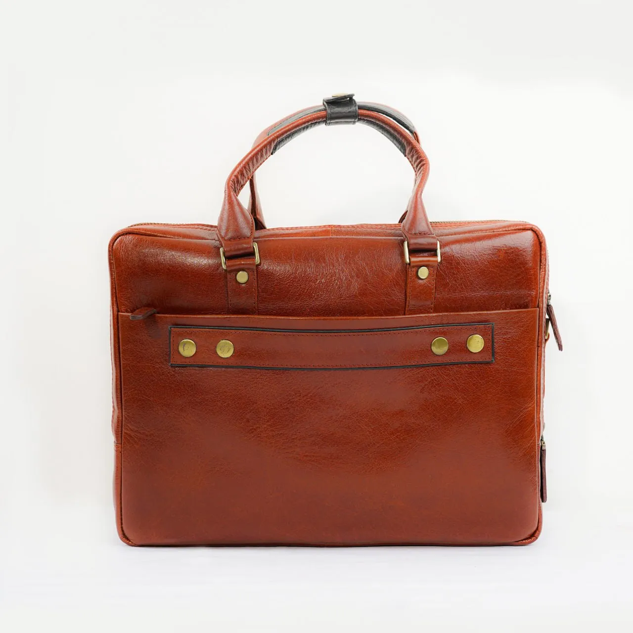 Francesco Unisex Executive Bag - Light Brown