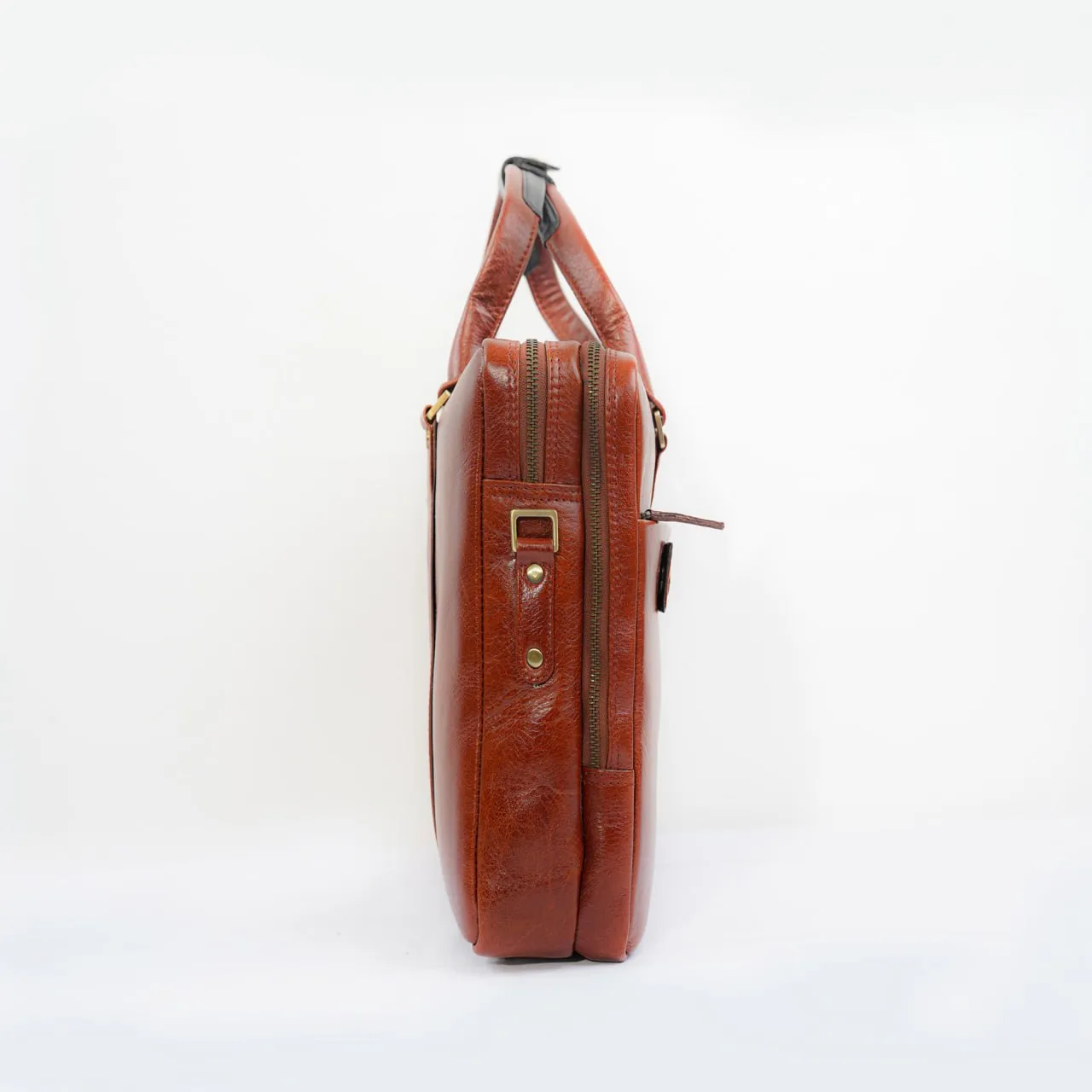 Francesco Unisex Executive Bag - Light Brown
