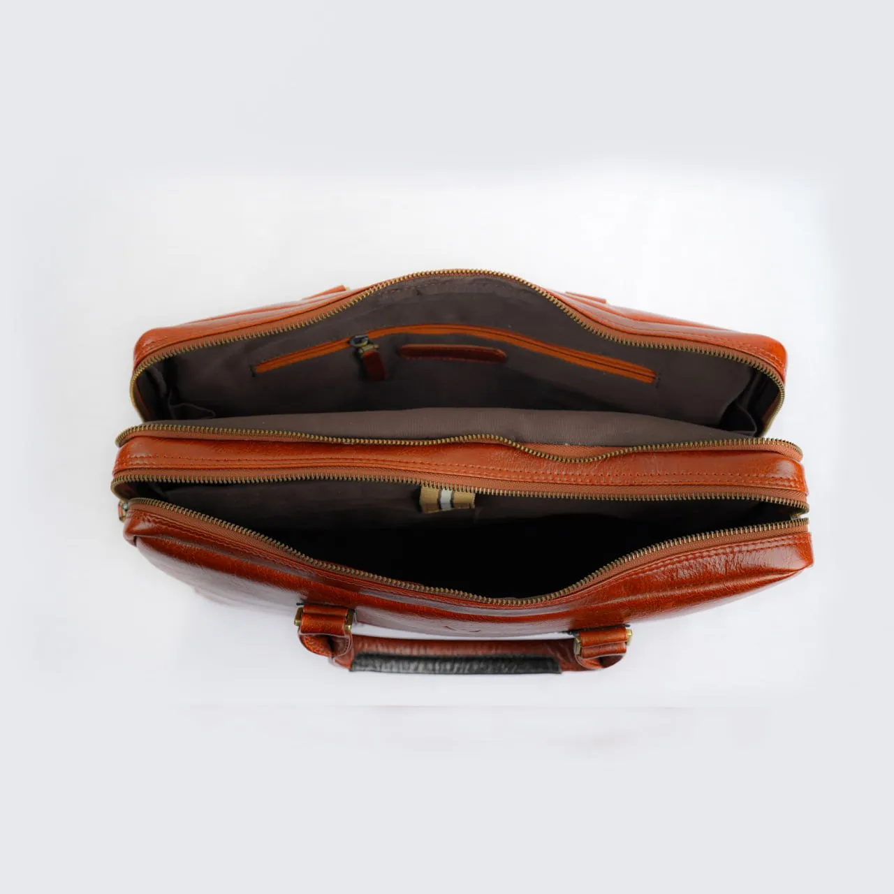 Francesco Unisex Executive Bag - Light Brown