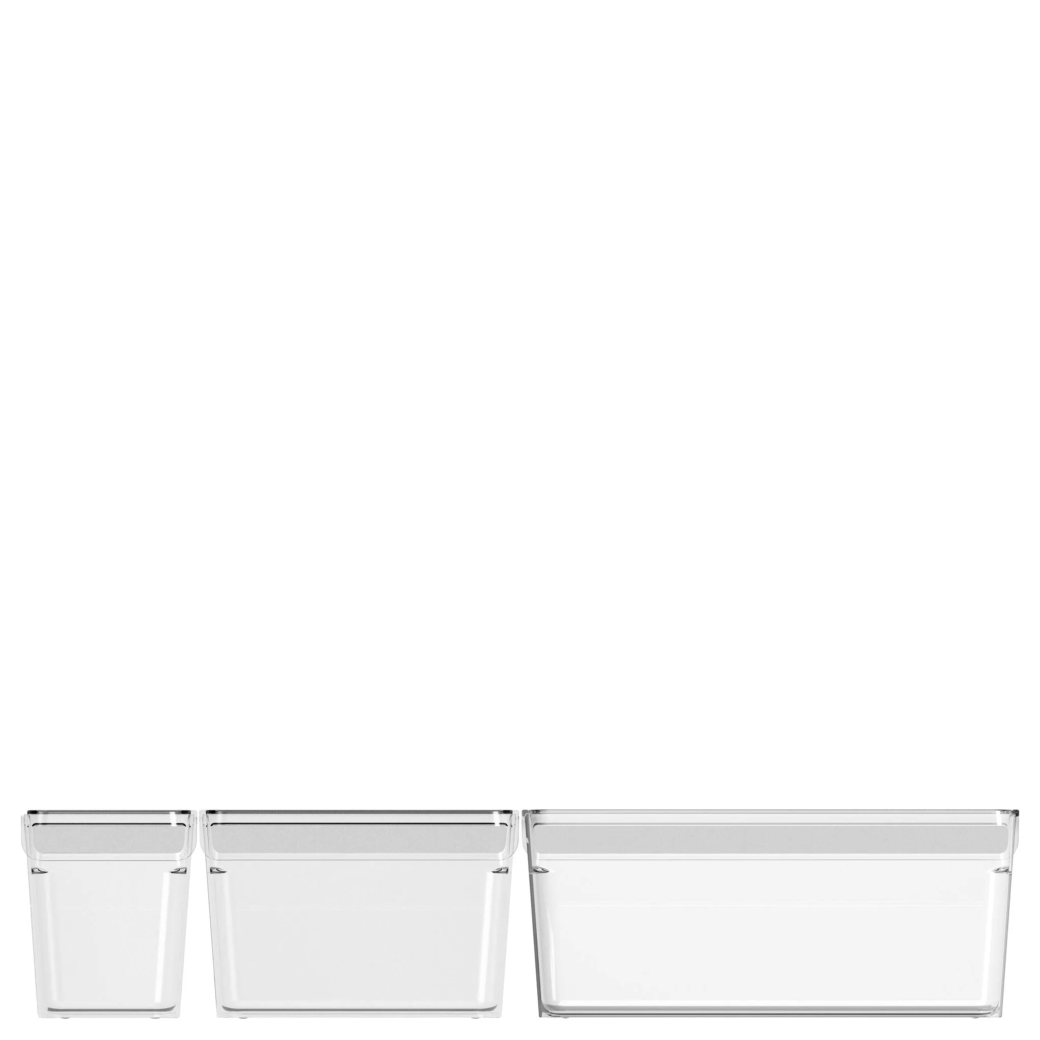 Fridge Organizers Kit, Set of 3 Sizes