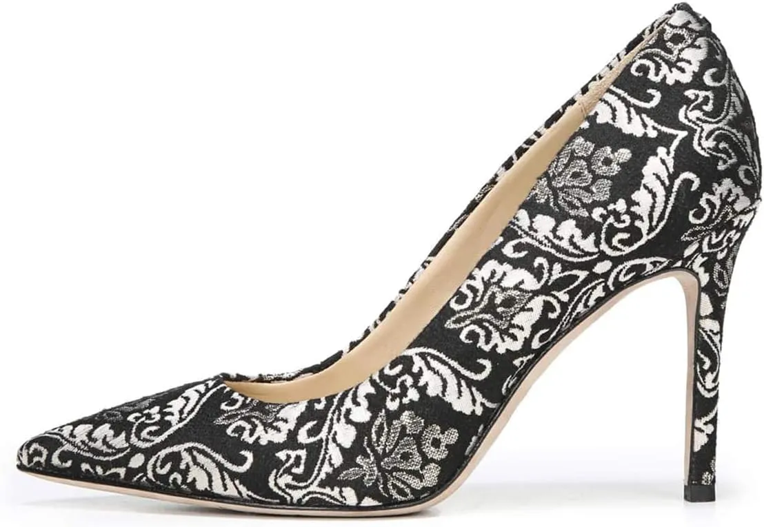 FSJ Women Sexy Pointed Toe Pumps Stiletto High Heels Slip On Multi Pattern Party Dress Shoes Size 4-15 US