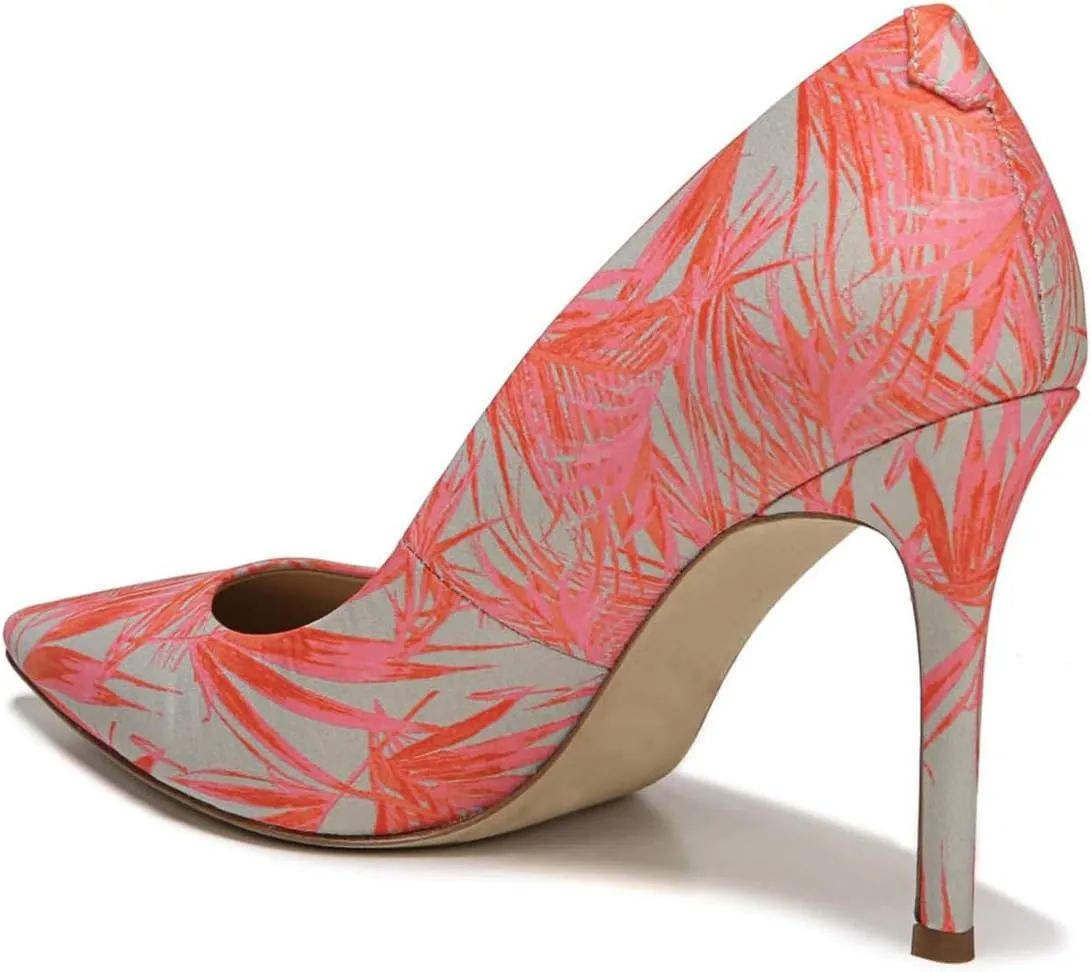 FSJ Women Sexy Pointed Toe Pumps Stiletto High Heels Slip On Multi Pattern Party Dress Shoes Size 4-15 US