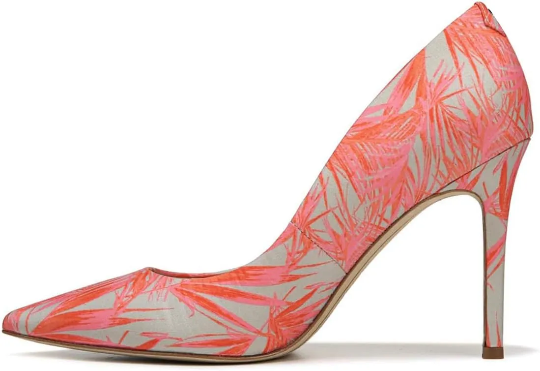 FSJ Women Sexy Pointed Toe Pumps Stiletto High Heels Slip On Multi Pattern Party Dress Shoes Size 4-15 US