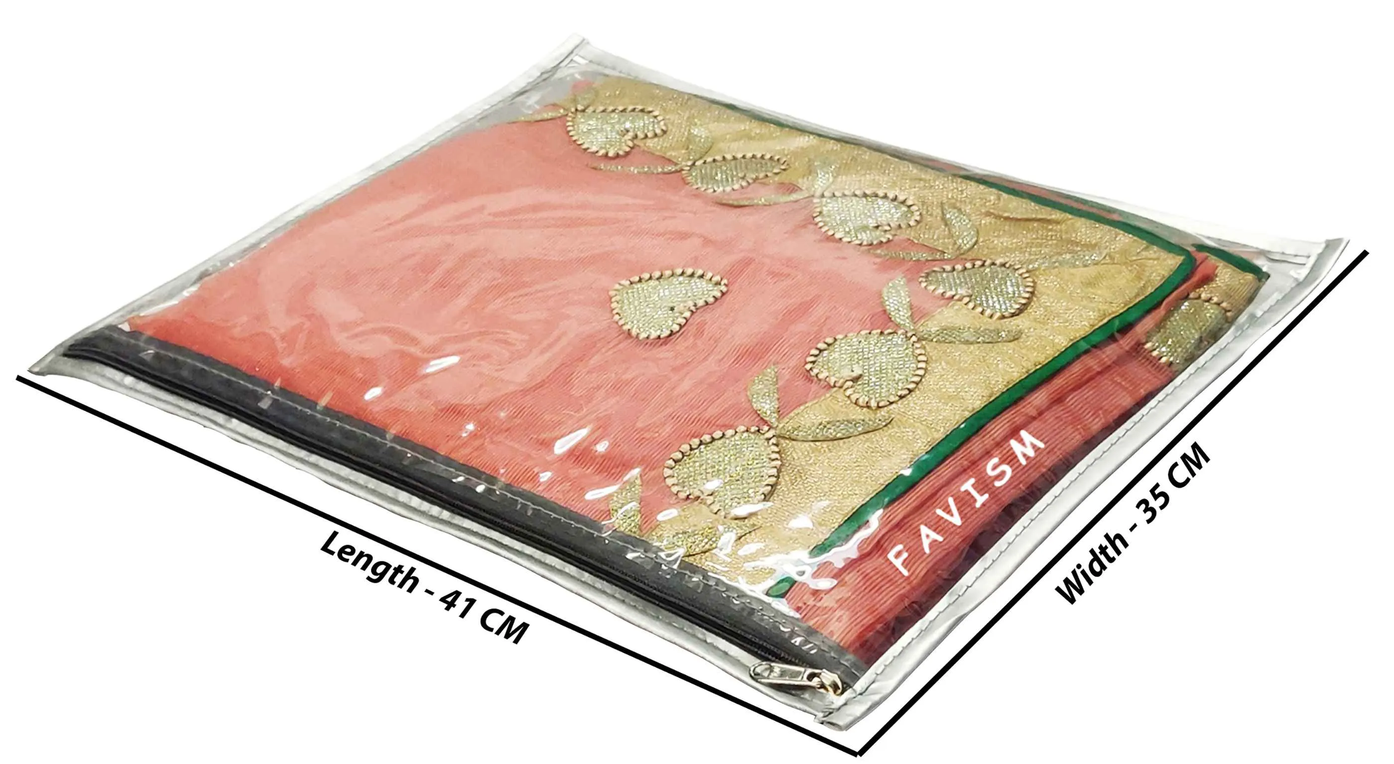 Full transparent single saree cover | trousseau bridal saree packing 6 pcs.