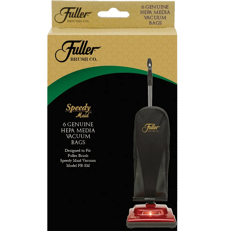 Fuller Brush Speedy Maid HEPA Media Bags - 6pk - FFH-6, FB-FBSM, FBSM-6