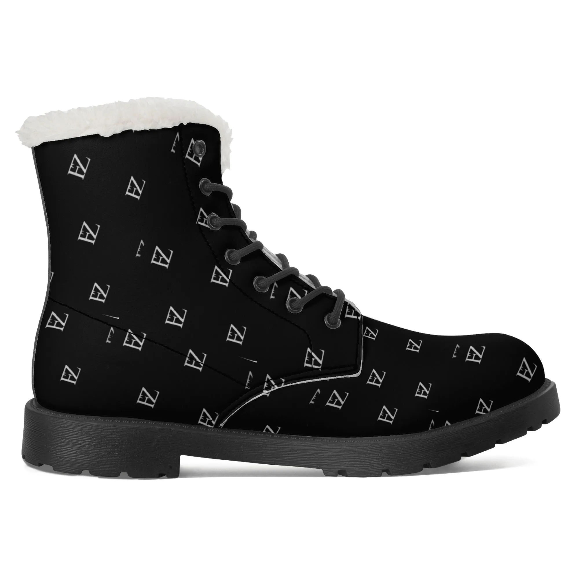 FZ Women's Faux Fur Leather Boots