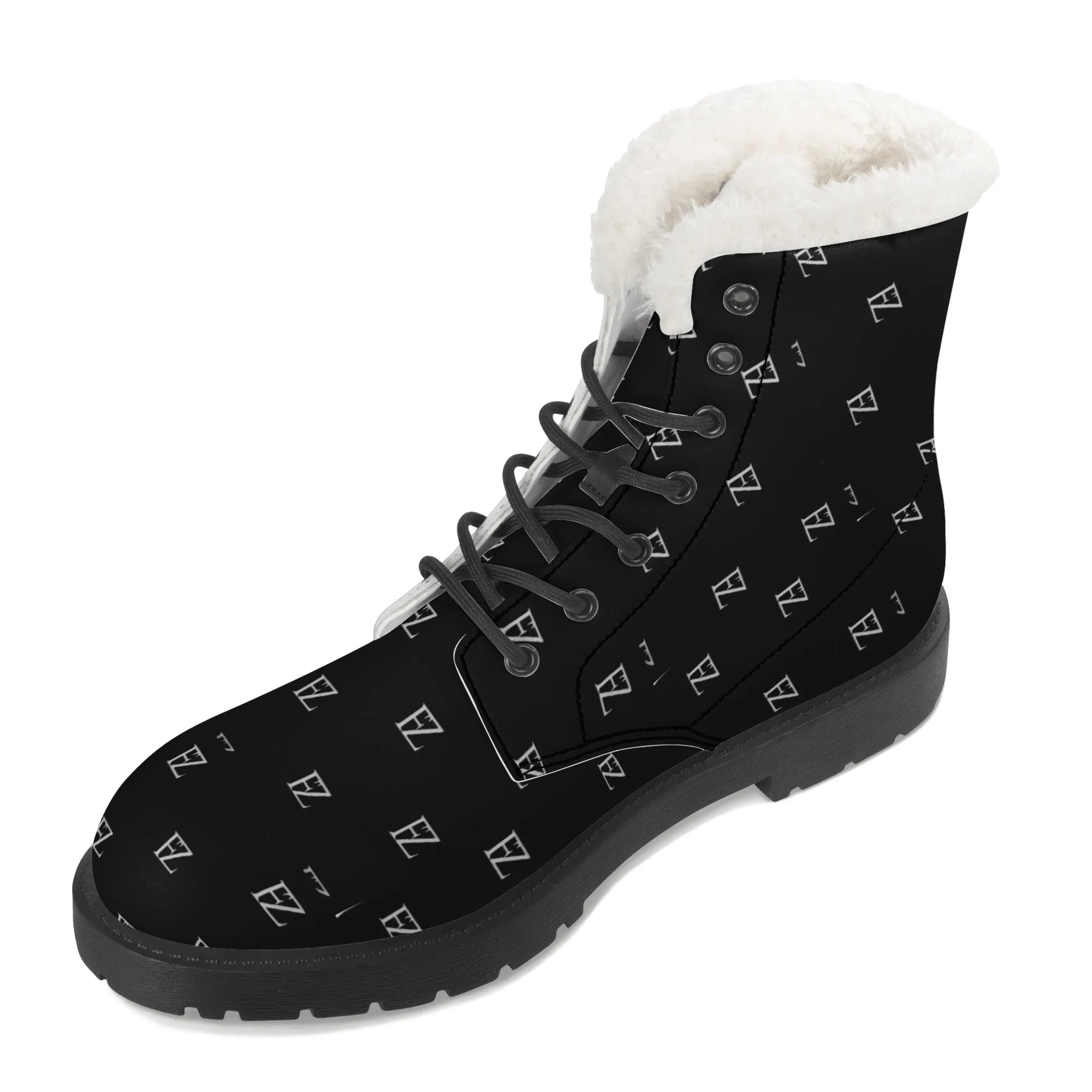 FZ Women's Faux Fur Leather Boots