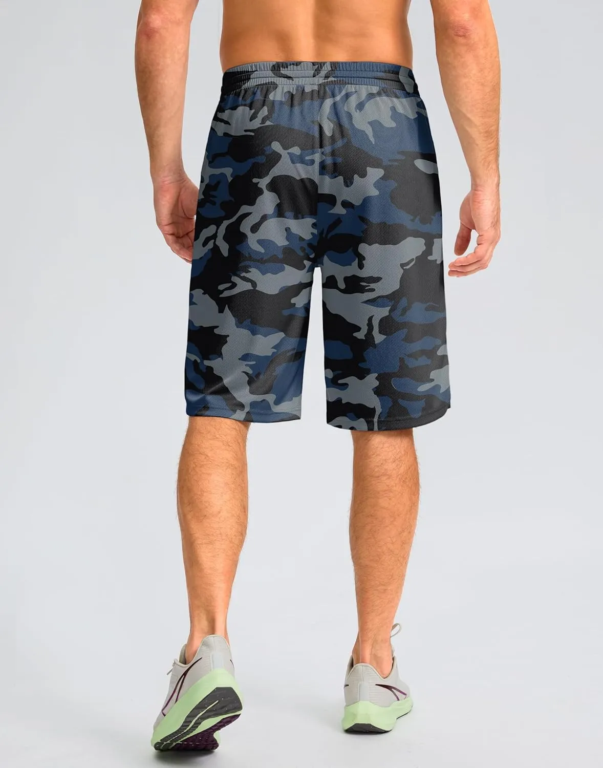 G Gradual Men's Athletic Shorts with Pockets 11" Long Basketball Shorts Lightweight Quick Dry Gym Workout Shorts for Men