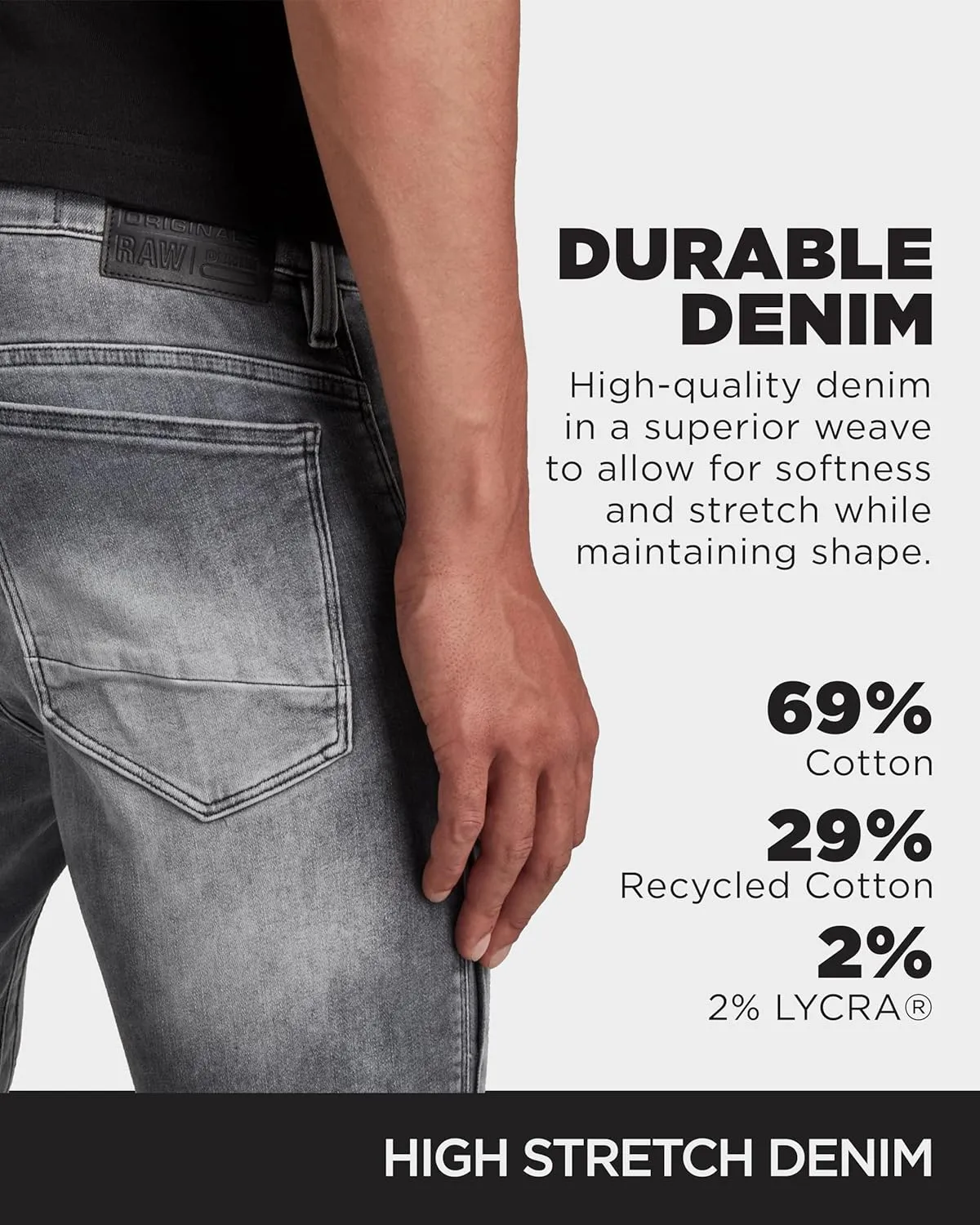 G-STAR RAW Men's Airblaze 3D Skinny Fit Jeans
