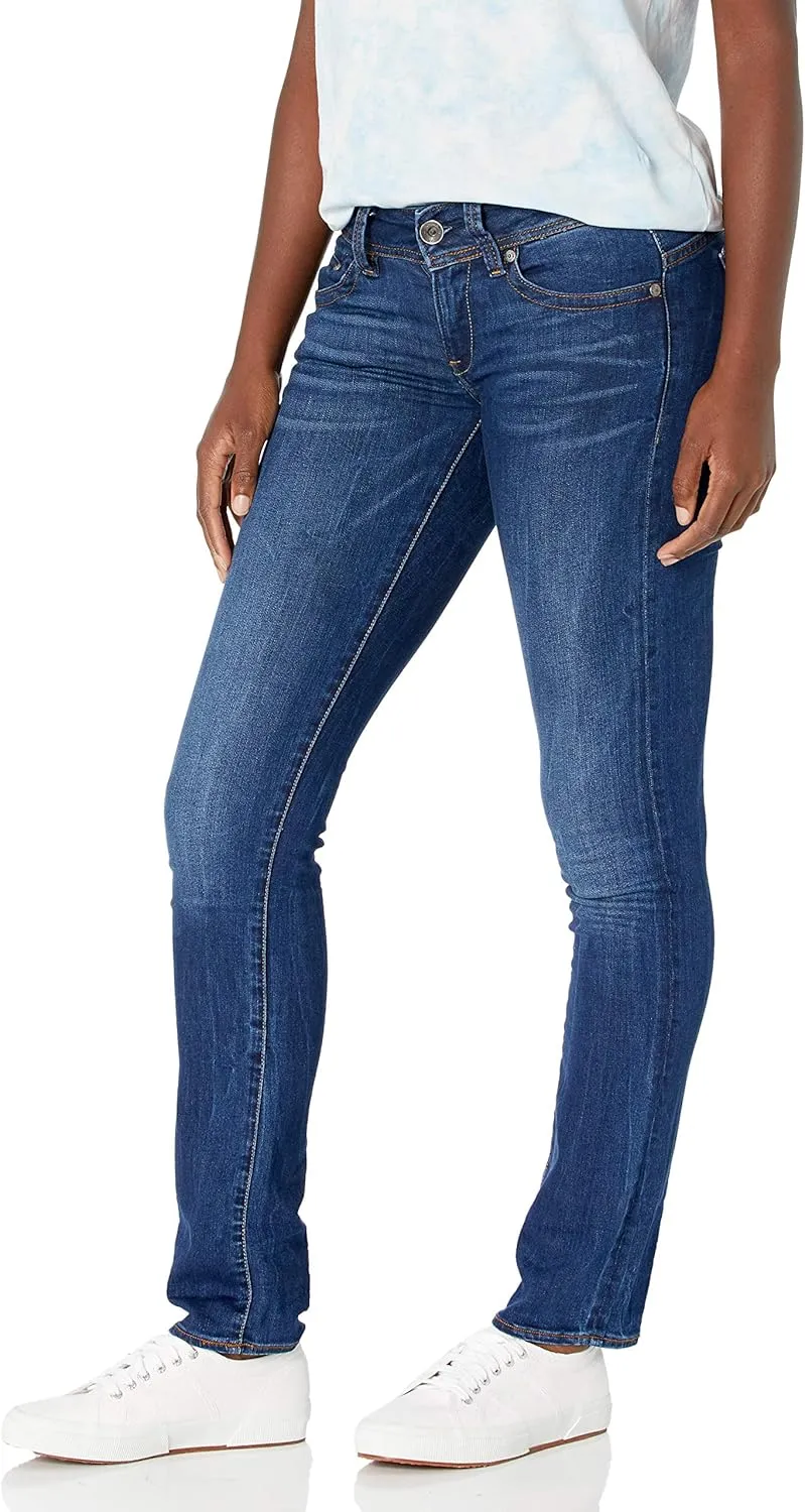 G-STAR RAW Women's Midge Saddle Mid Rise Straight Fit Jeans