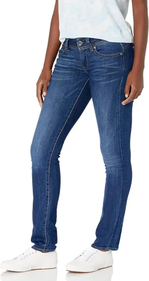 G-STAR RAW Women's Midge Saddle Mid Rise Straight Fit Jeans