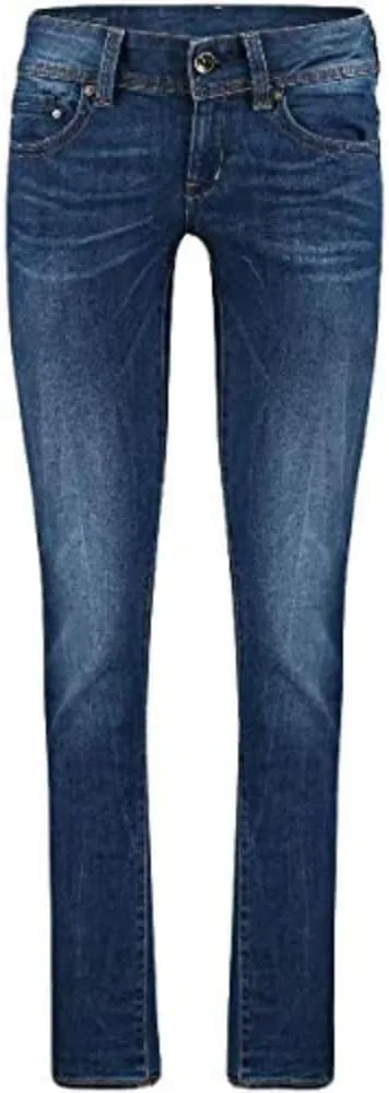G-STAR RAW Women's Midge Saddle Mid Rise Straight Fit Jeans