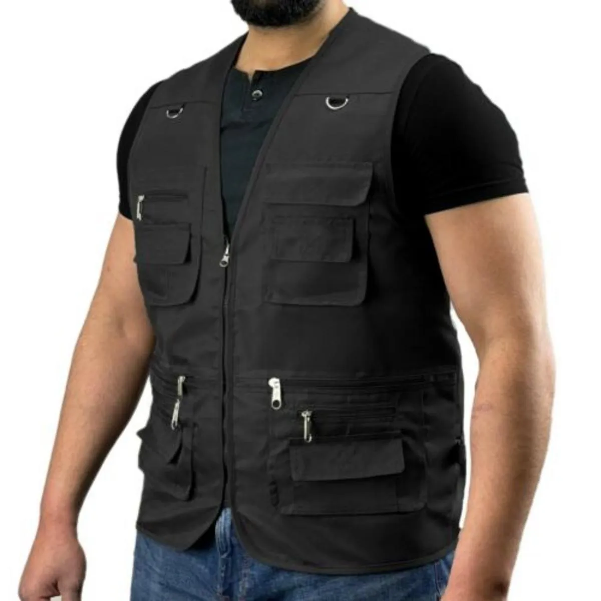 Game Multi Pocket Utility Vest Black
