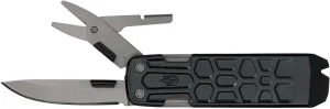 Gerber Gear Lockdown Slim Pry 7-in-1 Keychain Multitool Compact EDC Mini Pocket Knife with Pry Bar, Black