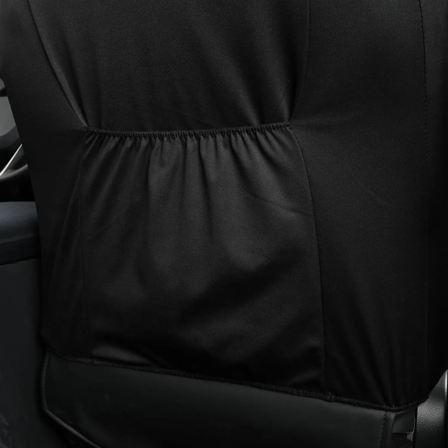 GIANT PANDA Custom Fit 2 Pack Front Car Seat Covers Fit for Honda CRV CR-V 2017 2018 2019 2020 2021 2022, Luxury Seat Covers for car, Faux Leather - (Black)