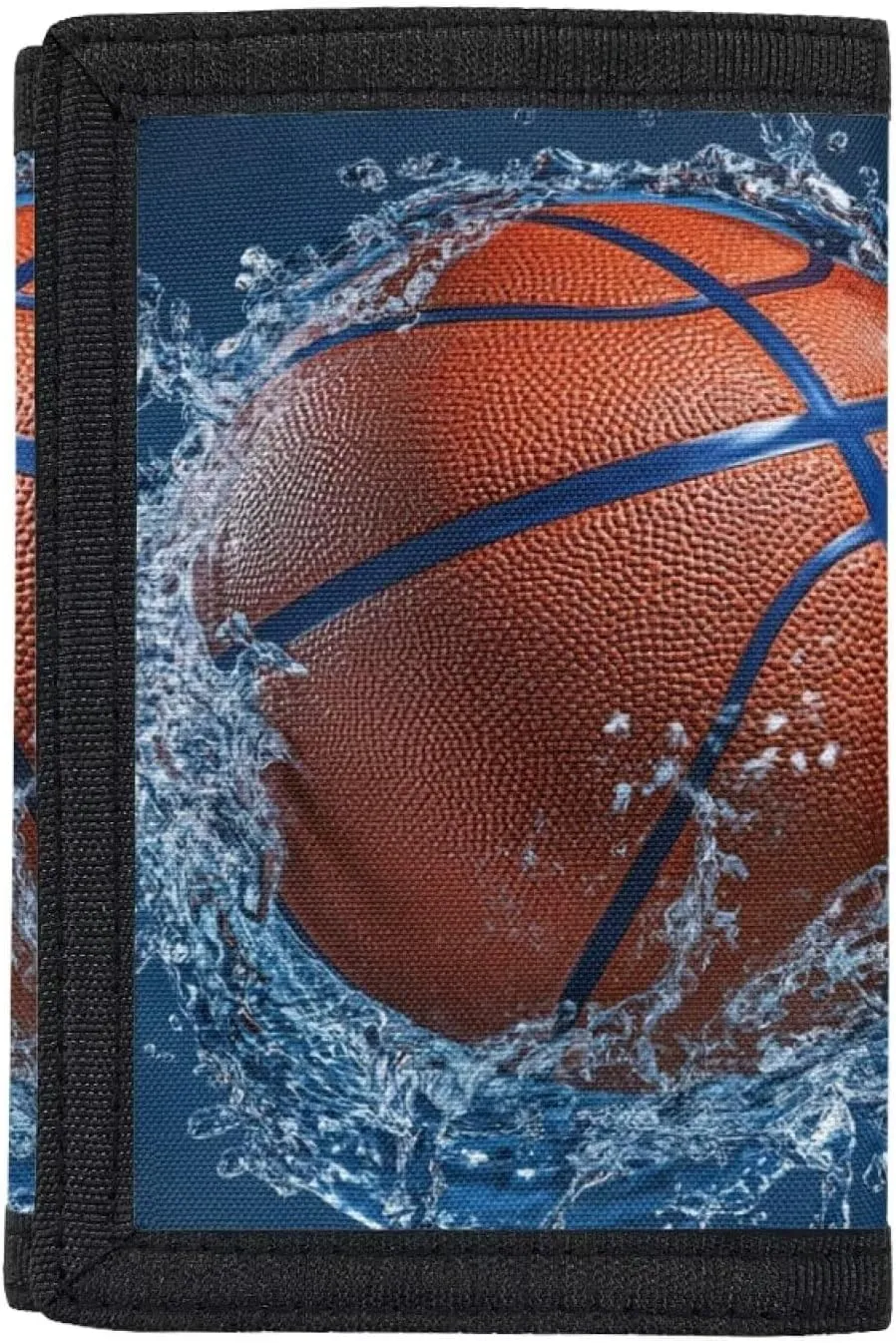 GIFTPUZZ Basketball Toddler Wallet for Boys Wallet for Teen Boy with Name School Money Bag for Christmas Birthday Gifts Add Your Name on Basketball