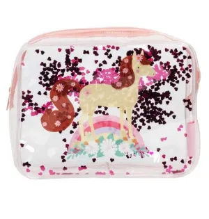 Glitter Wash Bag - Horse