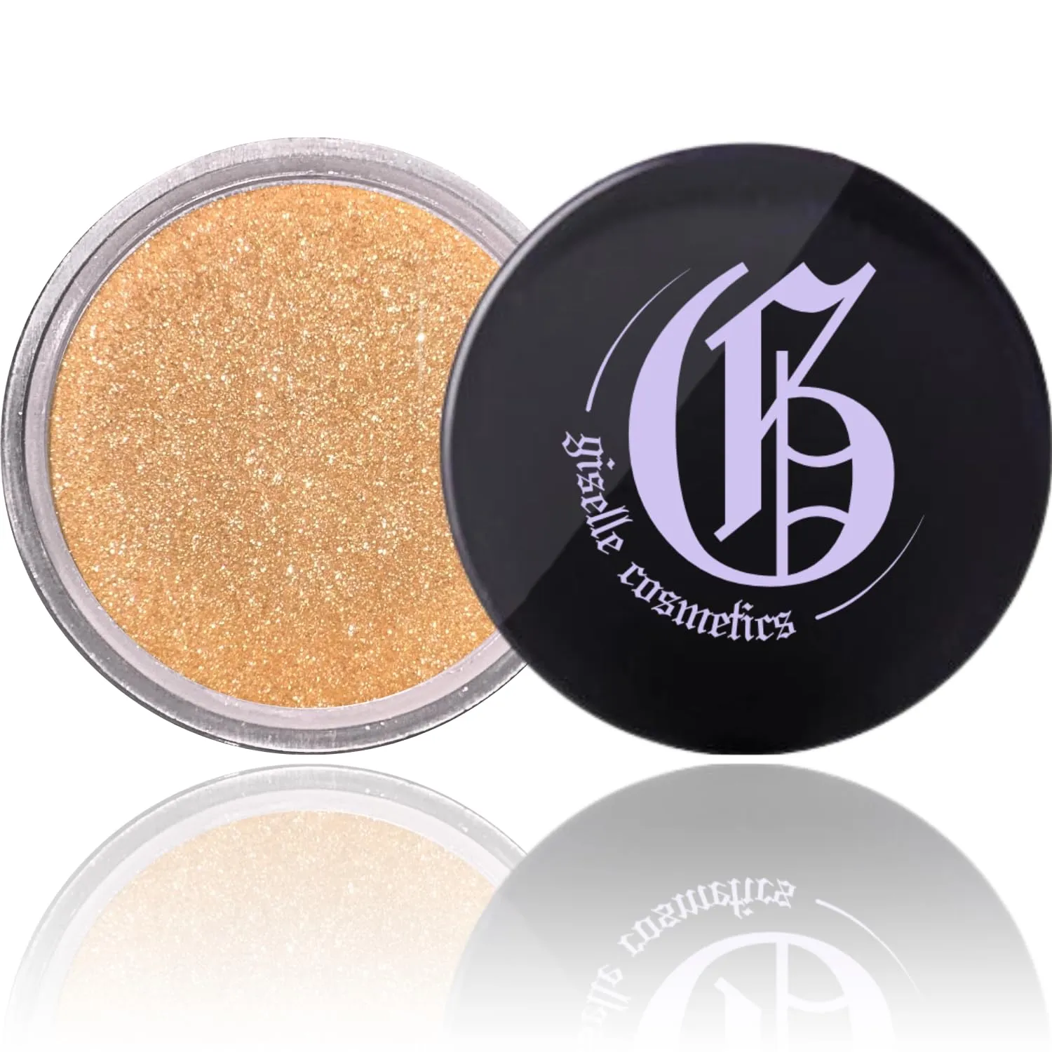 Golden Sands Loose Mineral Eyeshadow - Organic, Talc-Free, High Pigment Eye Shadow | Iridescent, Matte, and Glitter Eyeshadow Palette Makeup in Orange, Copper and Bronze