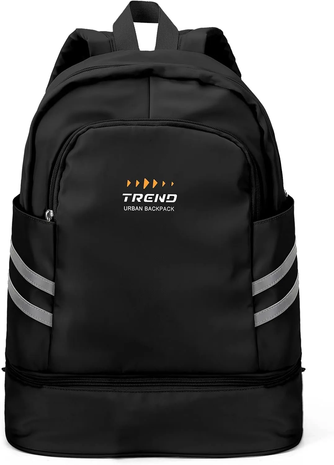 Gym Backpack for Women with Shoes Compartment & Wet Pocket,Large Travel Backpack Waterproof, Black Backpack