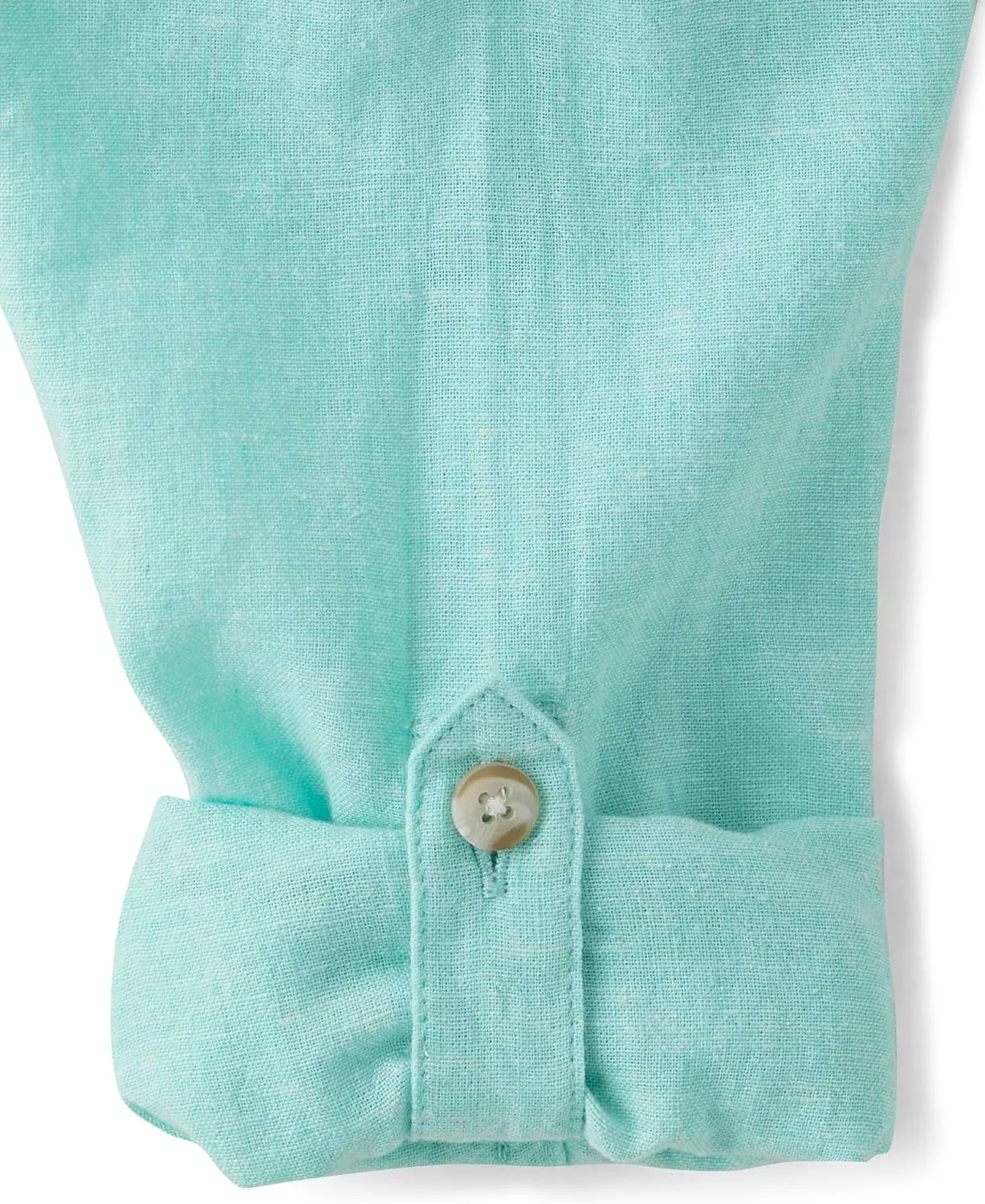 Gymboree Boys' and Toddler Long Sleeve Linen Button Up Shirt