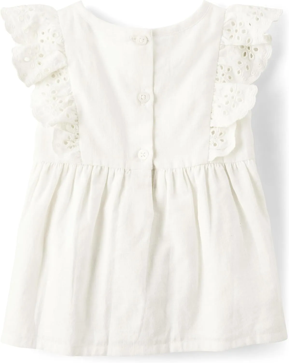 Gymboree Girls' and Toddler Short Sleeve Linen Top