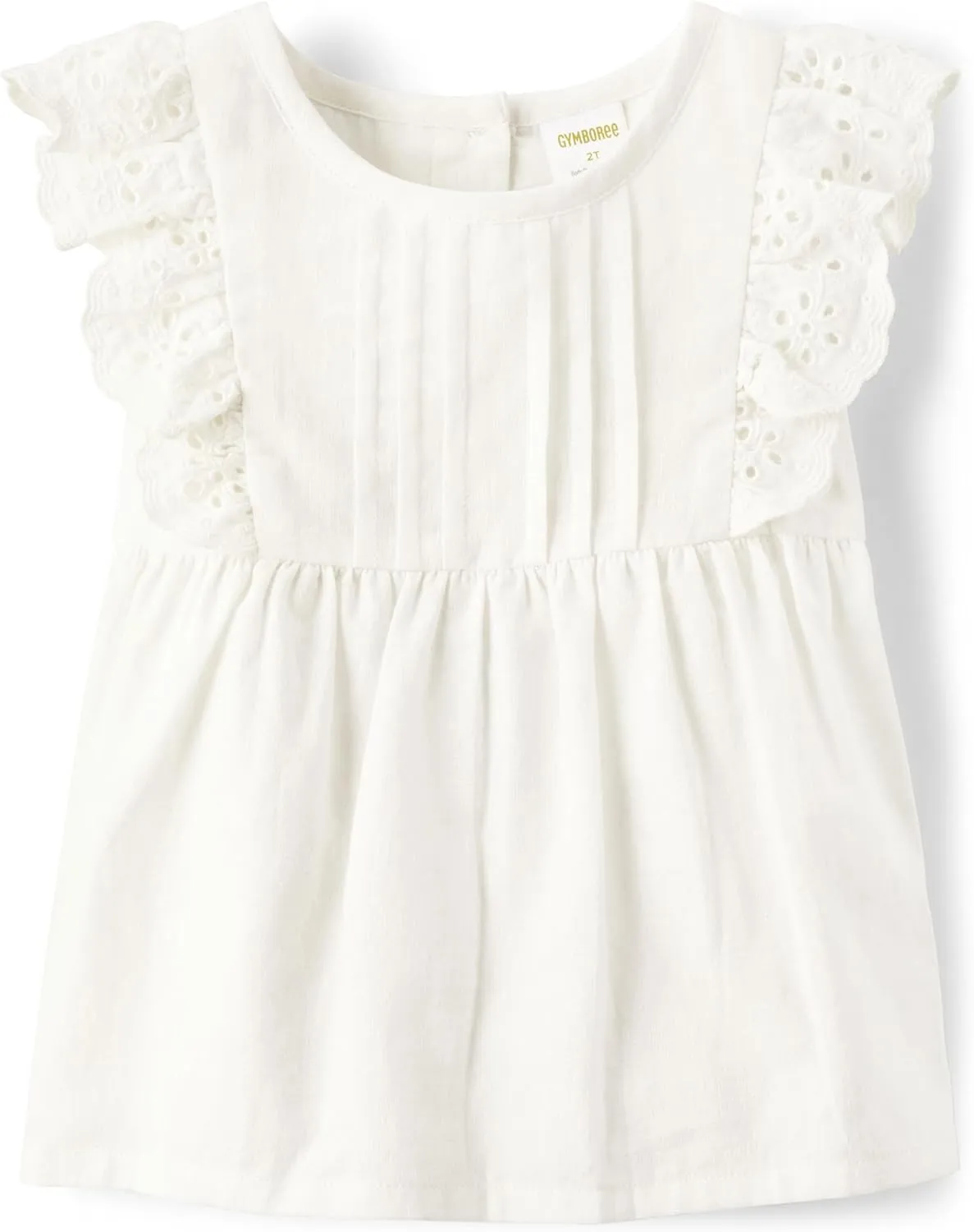Gymboree Girls' and Toddler Short Sleeve Linen Top