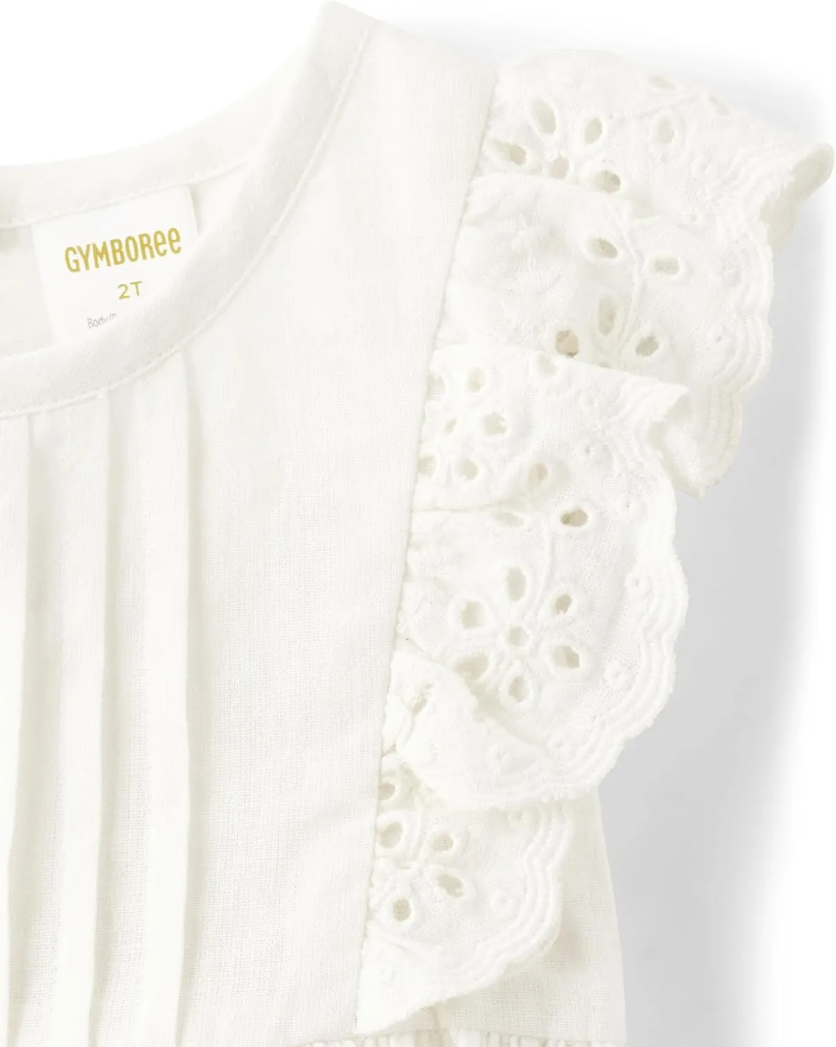 Gymboree Girls' and Toddler Short Sleeve Linen Top