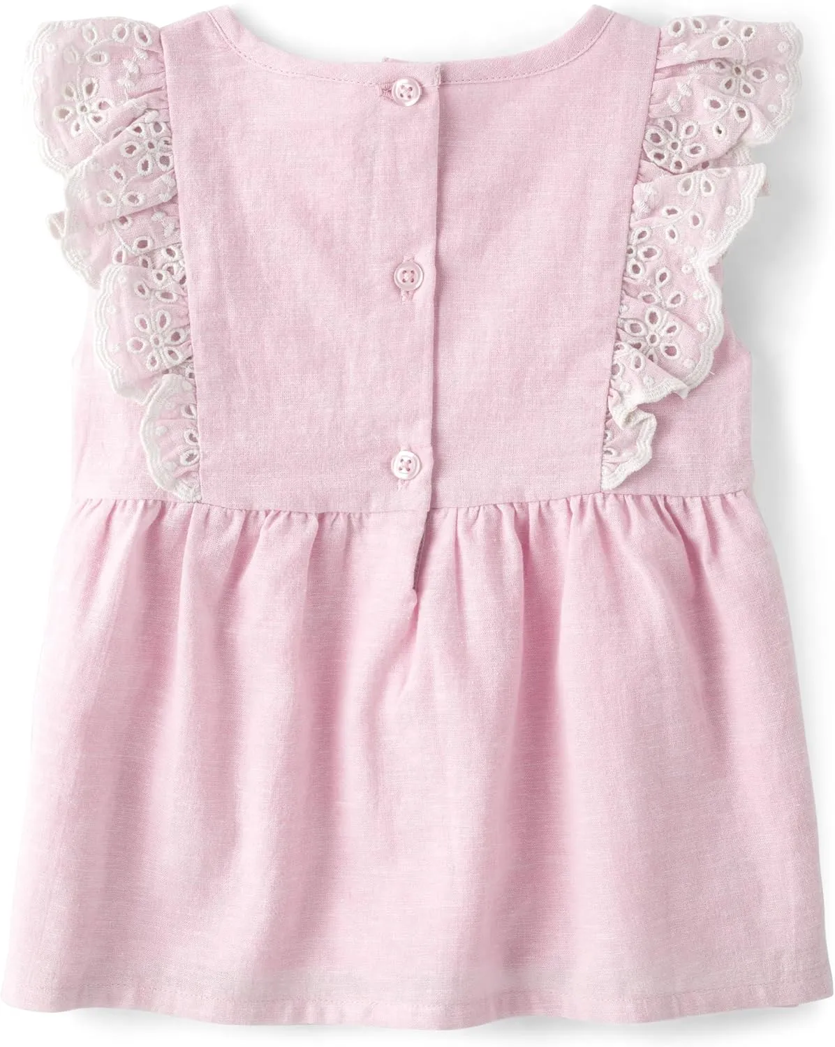 Gymboree Girls' and Toddler Short Sleeve Linen Top