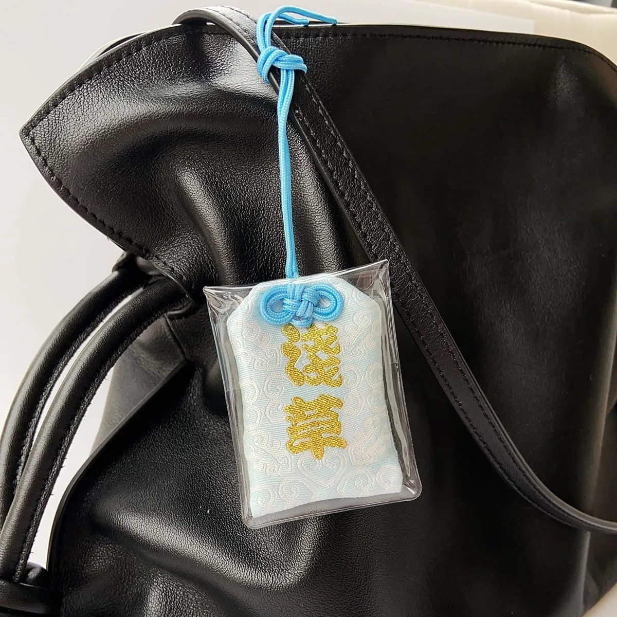 Handmade Traditional Japanese Omamori Blessing Lucky Amulet for Health and Career Success Hanging Fortune Bag Gifts for Women Men