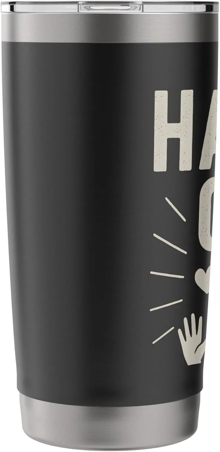 Hands Off Fist Protest Design Unity Resistance Civil Rights Stainless Steel Insulated Tumbler