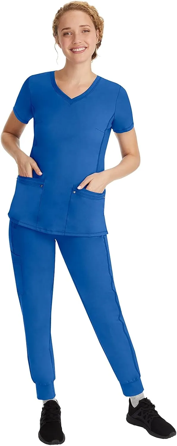 Healing Hands Jogger Scrubs for Women 6 Pocket Tara Scrub Pant 9233 Purple Label