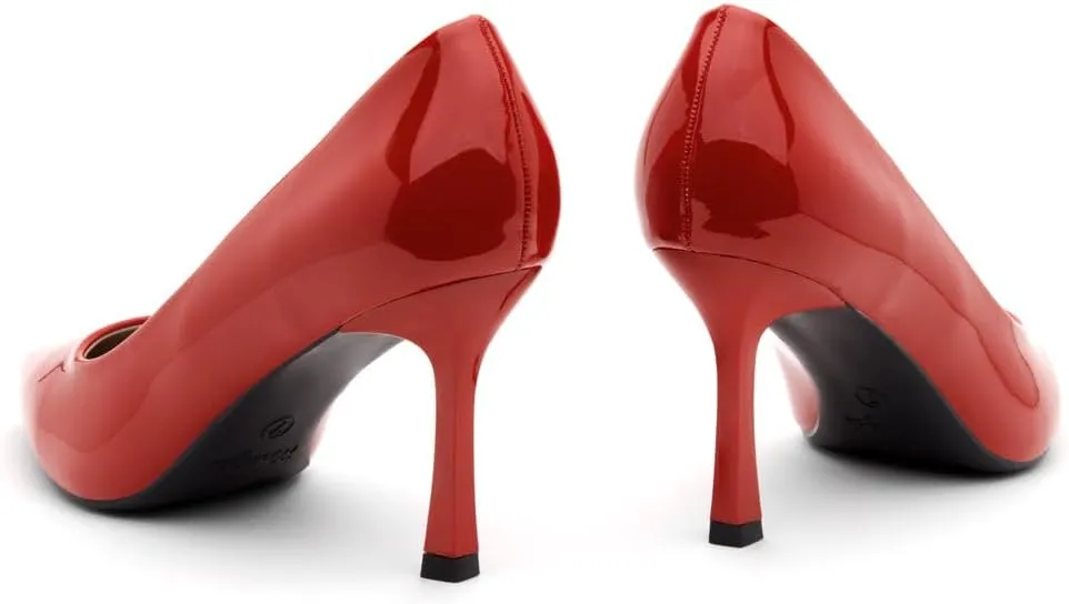 Herstyle Women’s High Heel Pumps – 2025 Trendy Pointed Toe Heels, 3 Inch Closed Toe Stilettos, Elegant Dress Shoes for Work, Office, Wedding & Formal Events