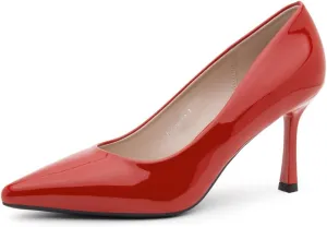 Herstyle Women’s High Heel Pumps – 2025 Trendy Pointed Toe Heels, 3 Inch Closed Toe Stilettos, Elegant Dress Shoes for Work, Office, Wedding & Formal Events