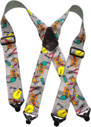Holdup 2" wide Tradesman Series Suspenders for Men