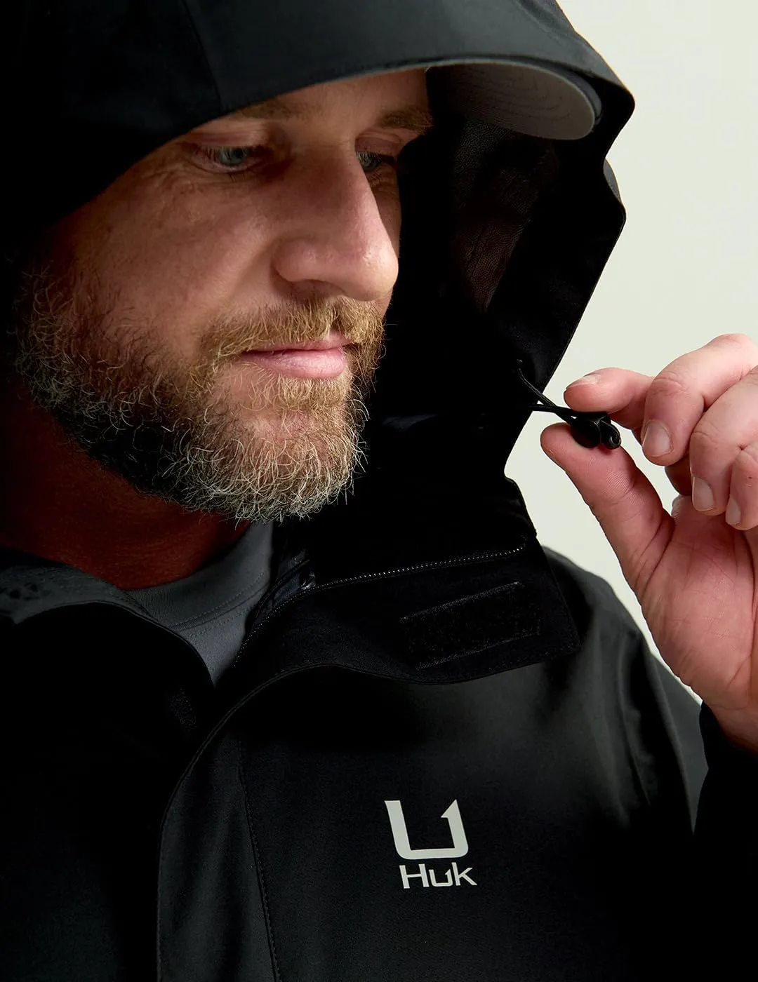 HUK Men's Storm Jacket, Heavy Duty Fishing Rain Coat
