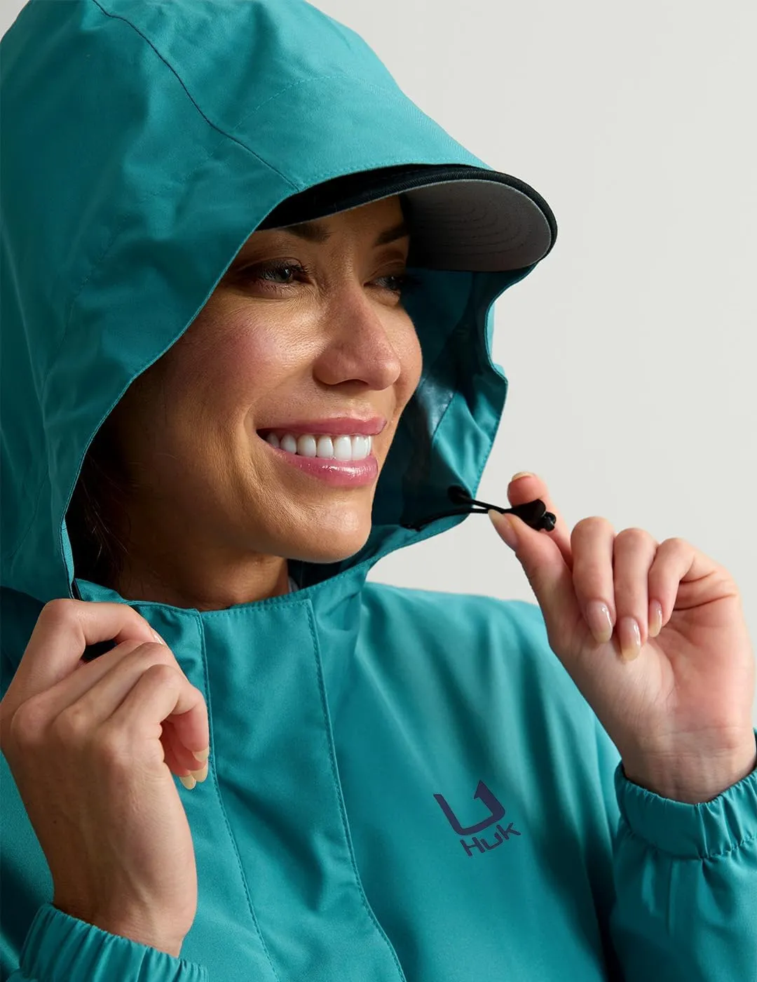 HUK Storm Jacket, Heavy Duty Fishing Rain Coat for Women
