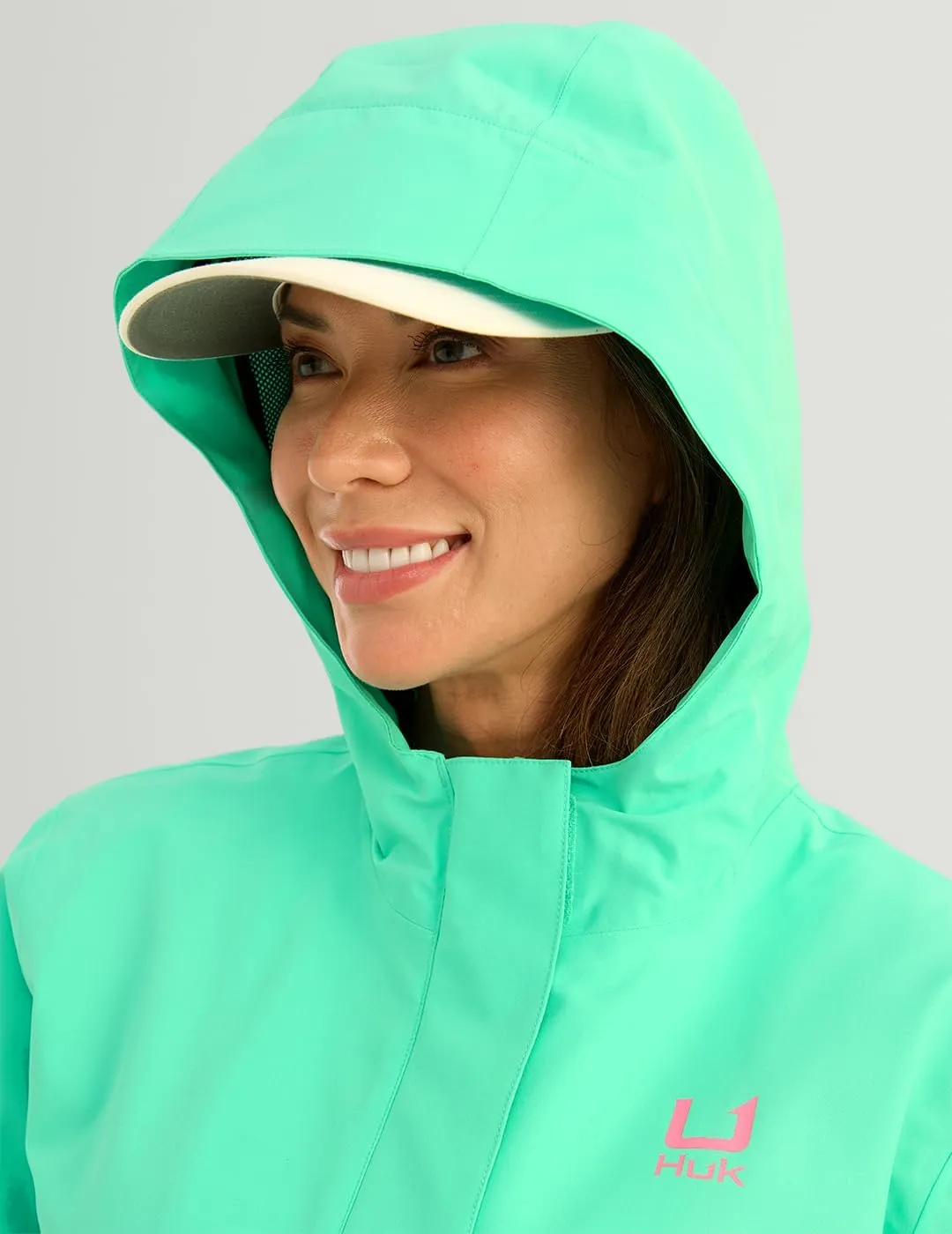 HUK Womens Storm Jacket, Heavy Duty Fishing Rain Coat for Women
