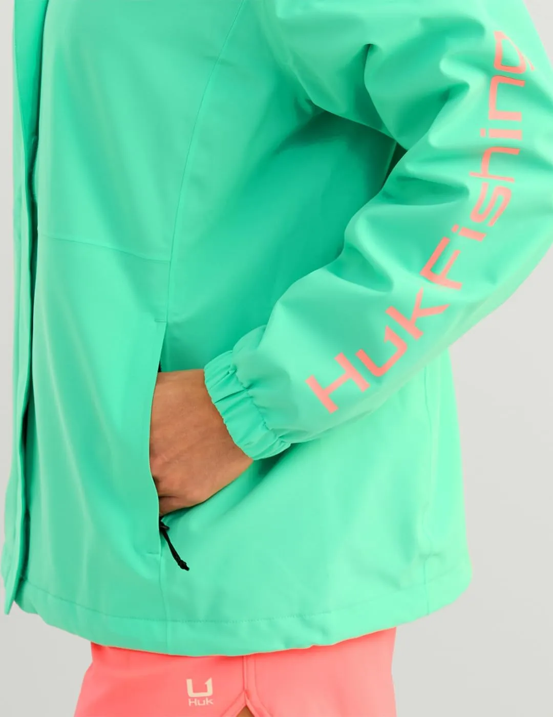 HUK Womens Storm Jacket, Heavy Duty Fishing Rain Coat for Women