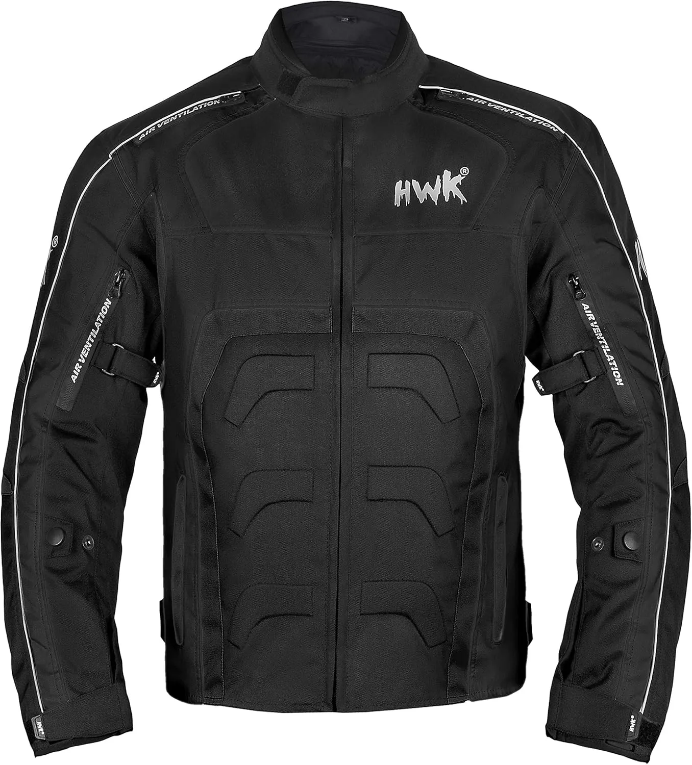HWK Spyder Motorcycle Jacket for Men with Weather Resistant Cordura Textile Fabric for Enduro Motocross Jacket