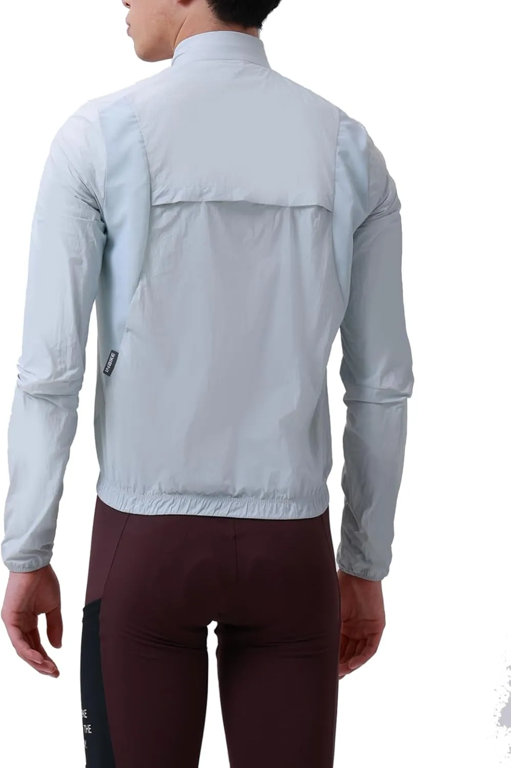 INBIKE Cycling Jacket for men women, Breathable Lightweight Cycling Windbreaker, Double-ended Zipper bike jacket