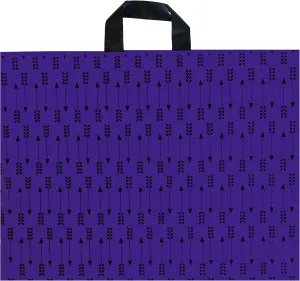 Infinite Pack Large Thank You Merchandise Bags w/Loop Handle, Glossy Boutique Bag, 3" Bottom Gusset & 3 Mil Thick
