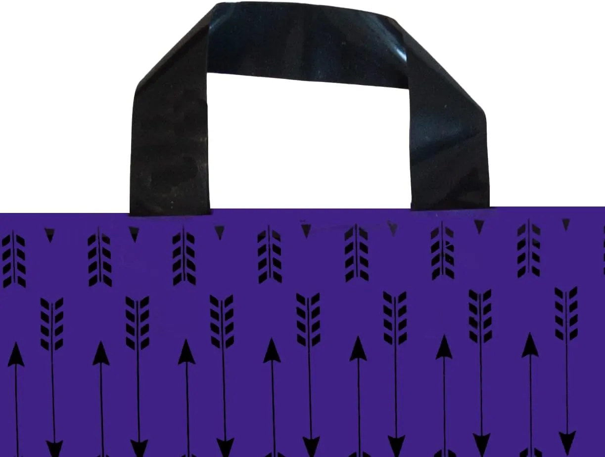 Infinite Pack Large Thank You Merchandise Bags w/Loop Handle, Glossy Boutique Bag, 3" Bottom Gusset & 3 Mil Thick