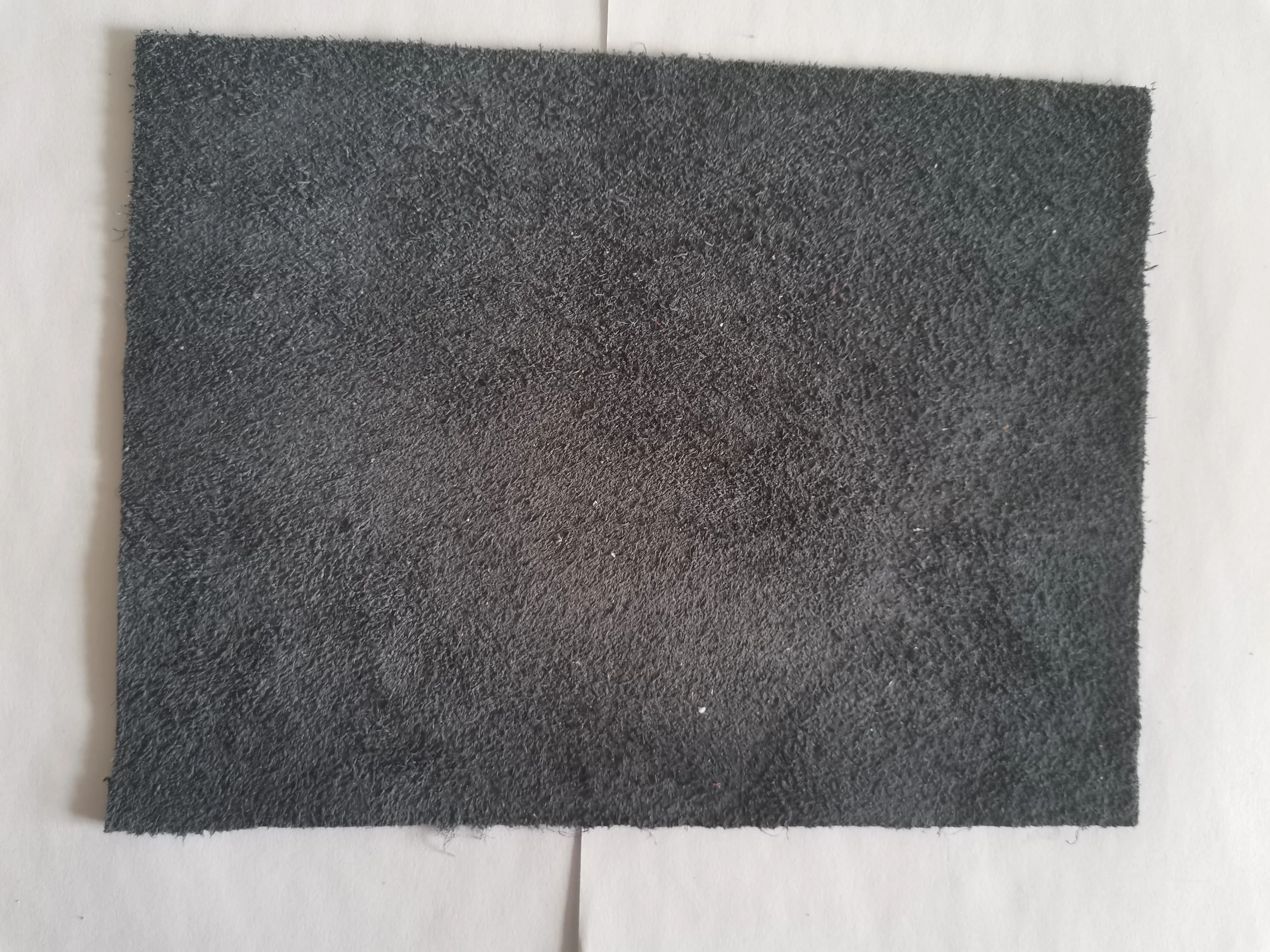 ISA TanTec Leather cloth, soft synthetic black synthetic fabric material, used for DIY crafts, etc