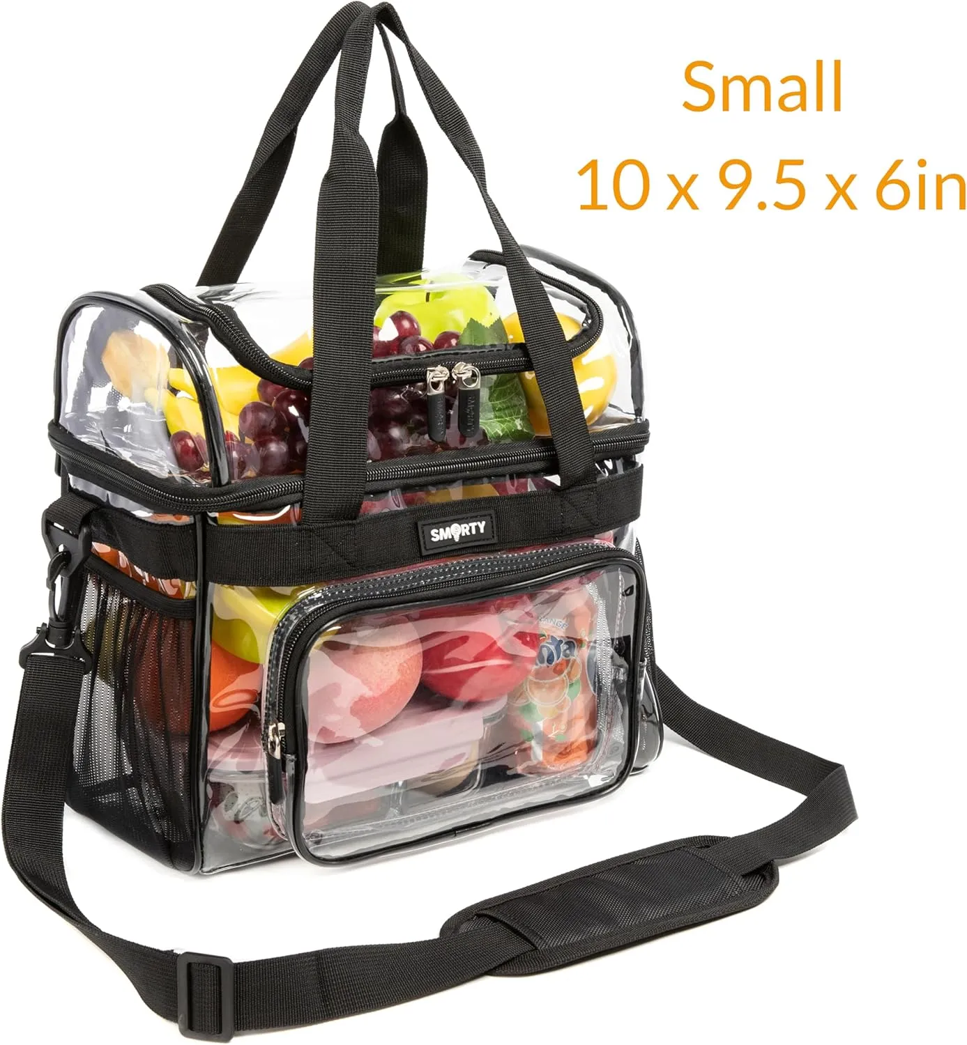 J.CARP Clear Bag Heavy Duty Backpack Durable Transparent See Through Bag