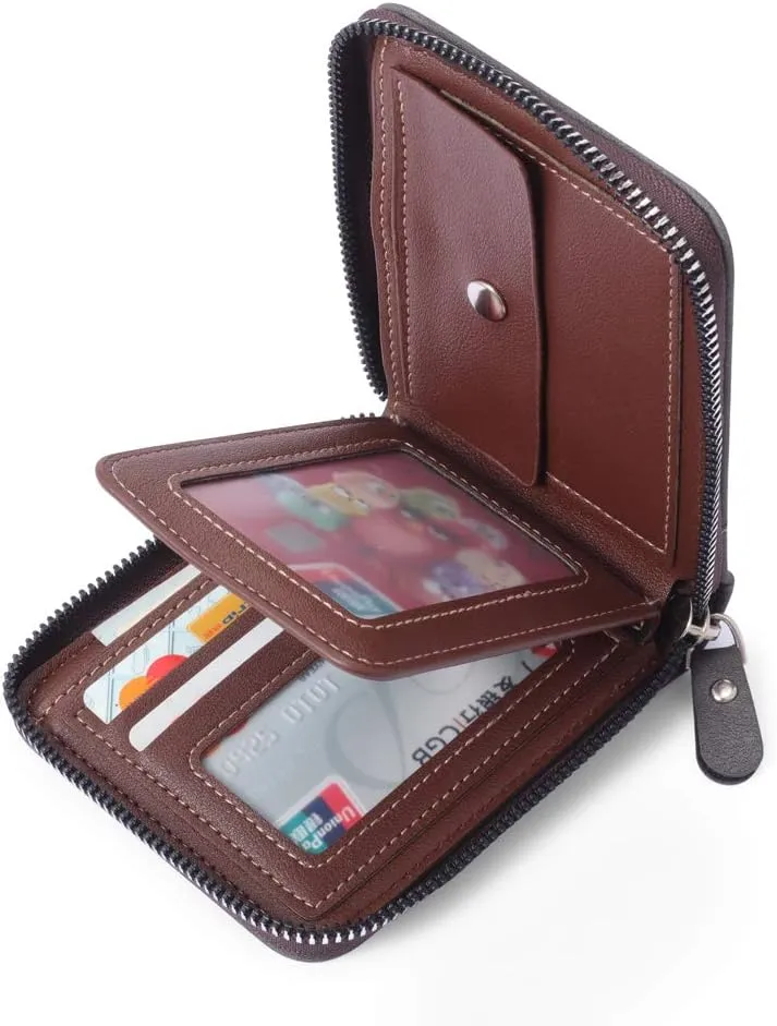JewelOra Personalized Photo Wallet, Custom Photo Wallets for Men, Men's Zipper Wallet Customized Wallet for Father,Dad,Son,Boyfriend(Zipper 1)