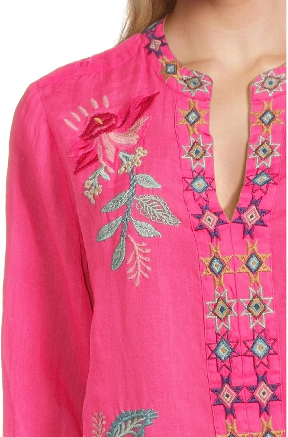 Johnny Was Women's Paris Effortless Blouse